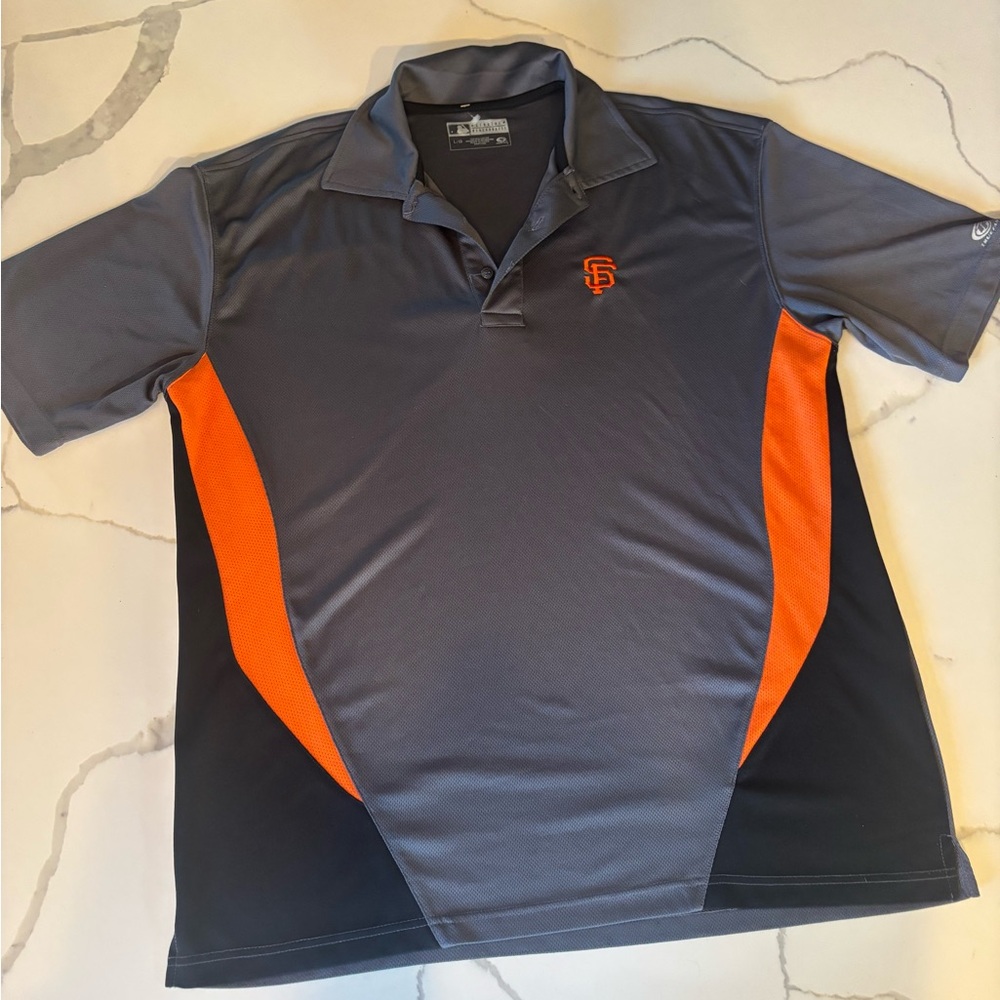 Men’s True Fan  San Francisco Giants Polo size Large tri color